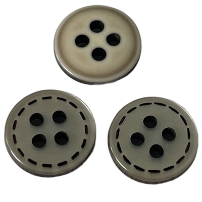 4 отверстия 18mm Silked печатают пластиковые кнопки рубашки используют на одежде блузок рубашки