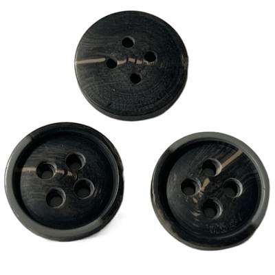 Outerwear пальто 15mm 4 кнопки рожка Faux отверстия с оправой