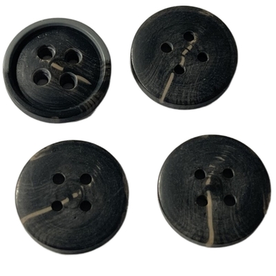 Outerwear пальто 15mm 4 кнопки рожка Faux отверстия с оправой