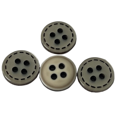 4 отверстия 18mm Silked печатают пластиковые кнопки рубашки используют на одежде блузок рубашки