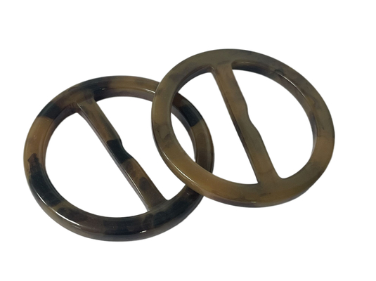 Пластиковая польза влияния 56mm рожка отверстий пряжек 2 для Outerwear пальто сумки